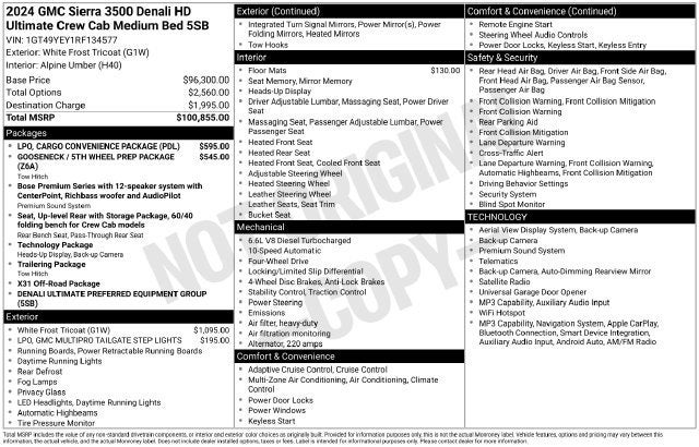 2024 GMC Sierra 3500HD Denali Ultimate - Photo 46