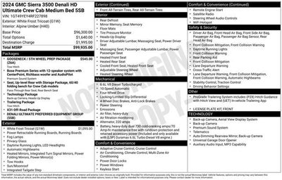 2024 GMC Sierra 3500 HD Denali Ultimate