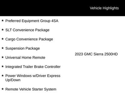 2023 GMC Sierra 2500 HD SLT