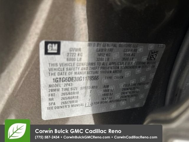 2016 GMC Canyon 4WD SLT