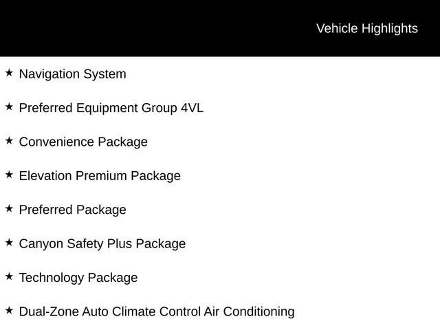 2025 GMC Canyon Elevation