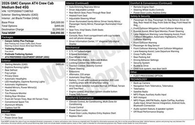 2026 GMC Canyon AT4