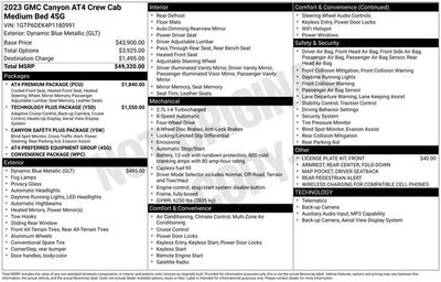 2023 GMC Canyon AT4
