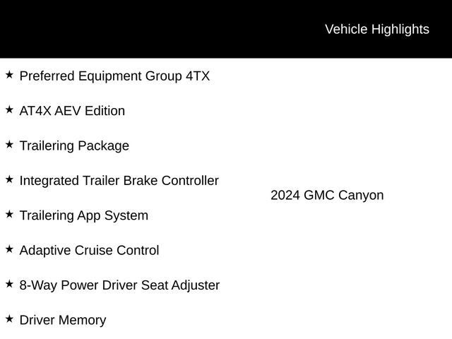 2024 GMC Canyon AT4X