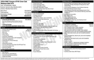 2024 GMC Canyon AT4X