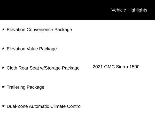 2021 GMC Sierra 1500 Elevation