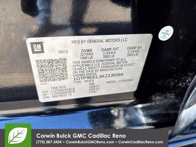 2019 GMC Sierra 1500 AT4