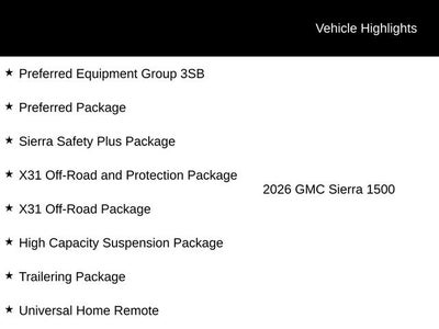 2026 GMC Sierra 1500 Elevation