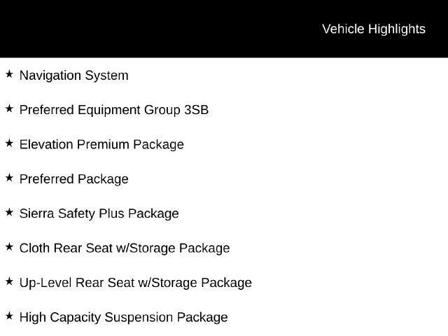 2025 GMC Sierra 1500 Elevation