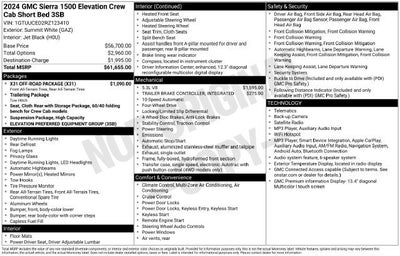 2024 GMC Sierra 1500 Elevation