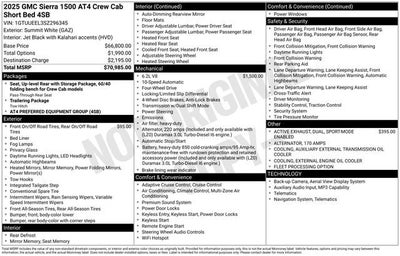 2025 GMC Sierra 1500 AT4