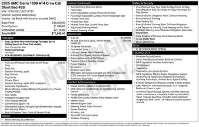2025 GMC Sierra 1500 AT4
