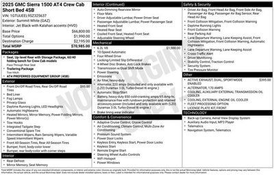 2025 GMC Sierra 1500 AT4