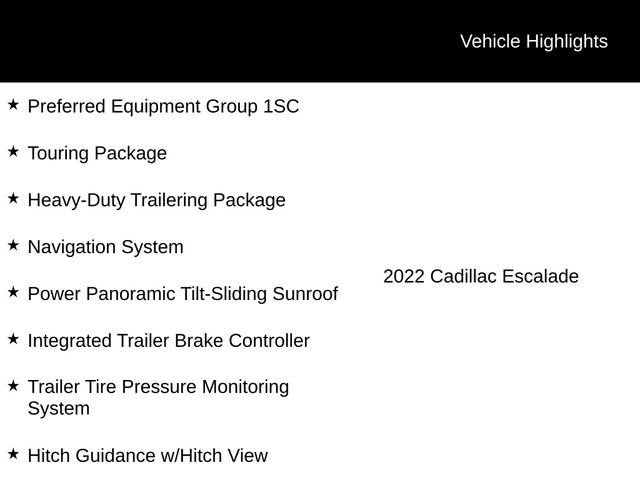 2022 Cadillac Escalade Sport