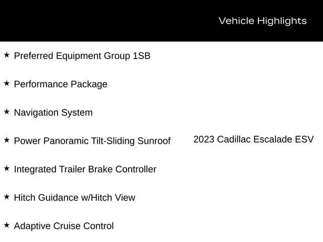 2023 Cadillac Escalade ESV Premium Luxury