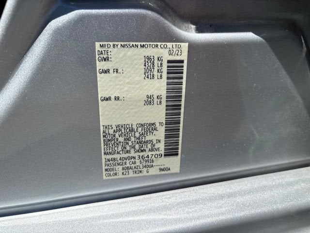 2023 Nissan Altima 2.5 SV
