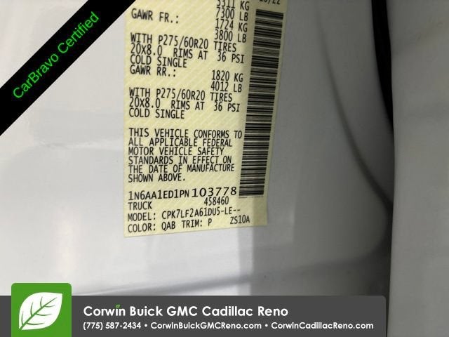 2023 Nissan TITAN Crew Cab Platinum Reserve 4x4