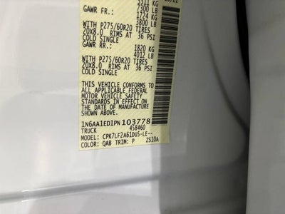 2023 Nissan TITAN Crew Cab Platinum Reserve 4x4