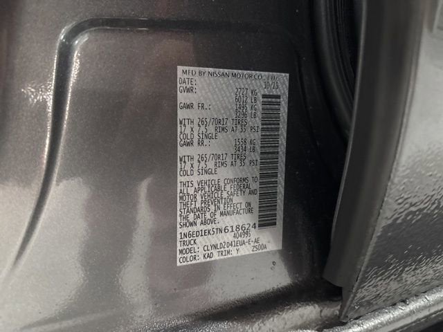 2026 Nissan Frontier Crew Cab PRO-4X 4x4