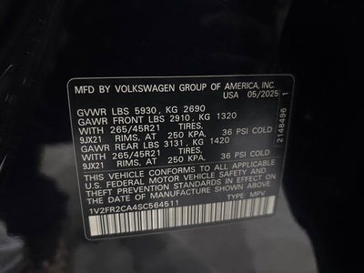 2025 Volkswagen Atlas 2.0T SEL Premium R-Line