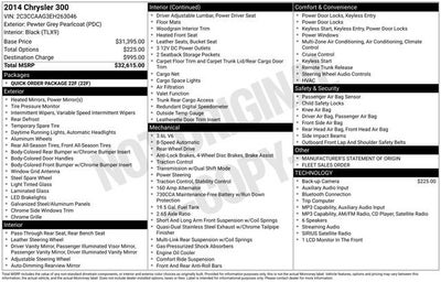 2014 Chrysler 300 Base