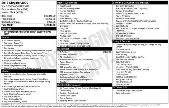 2013 Chrysler 300C AWD