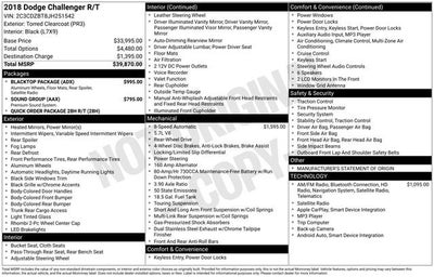 2018 Dodge Challenger R/T