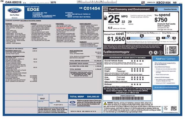 2019 Ford Edge SEL
