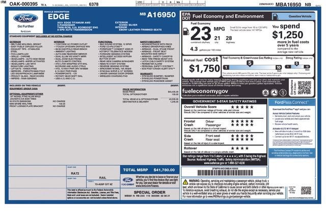 2021 Ford Edge Titanium