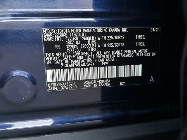 2020 Toyota RAV4 Hybrid XSE