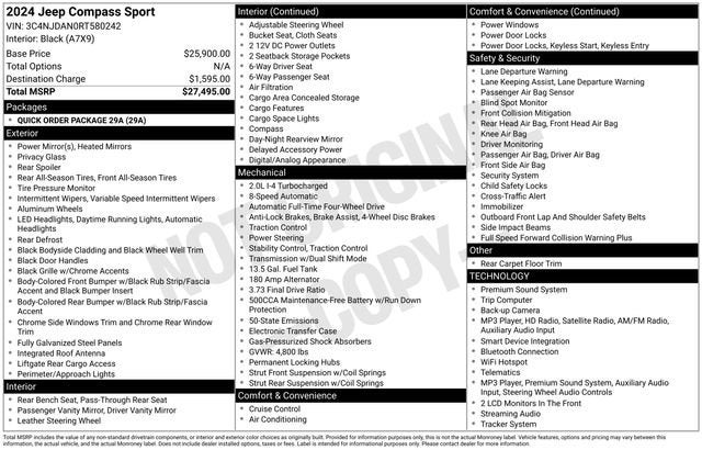 2024 Jeep Compass Sport