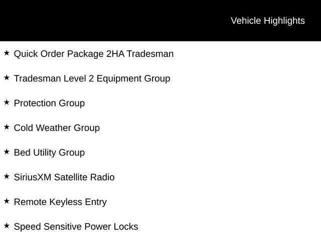 2022 RAM 2500 Tradesman Regular Cab 4x4 8' Box