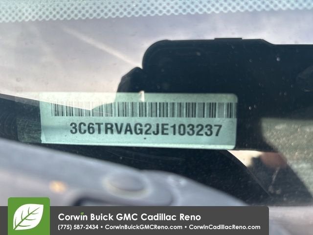 2018 RAM ProMaster 1500 Cargo Van Low Roof 136" WB