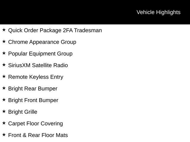 2016 RAM 2500 Tradesman
