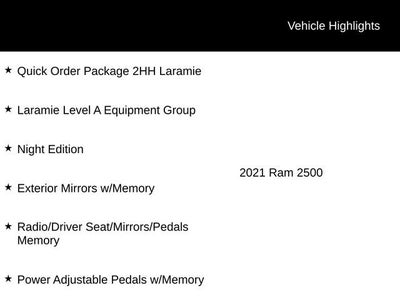 2021 RAM 2500 Laramie