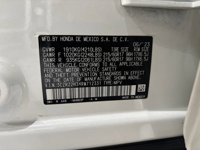 2024 Honda HR-V AWD LX