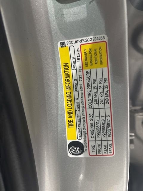 2018 Chevrolet Silverado 1500 LT