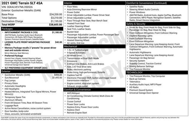 2021 GMC Terrain SLT