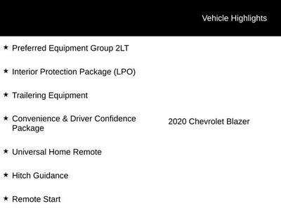 2020 Chevrolet Blazer 2LT