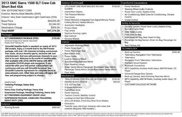 2013 GMC Sierra 1500 SLT