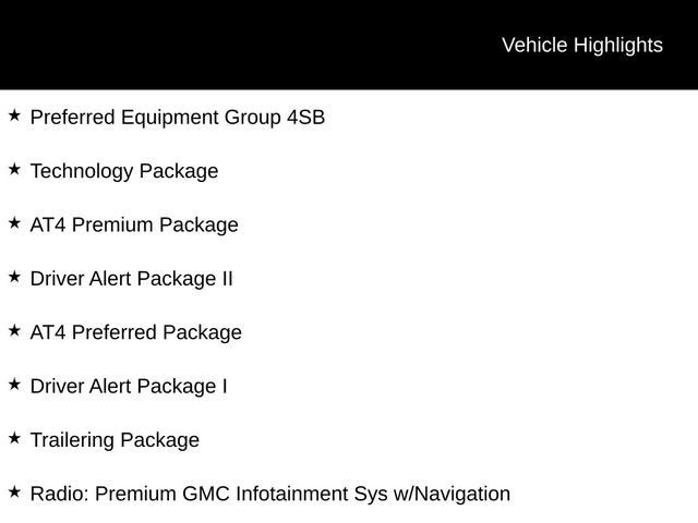 2019 GMC Sierra 1500 AT4