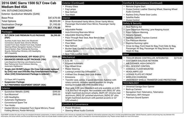 2016 GMC Sierra 1500 SLT