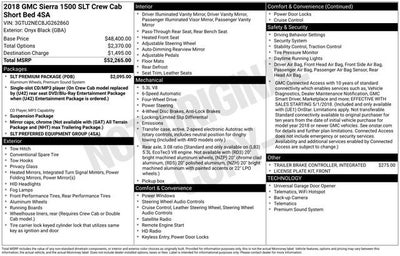 2018 GMC Sierra 1500 SLT