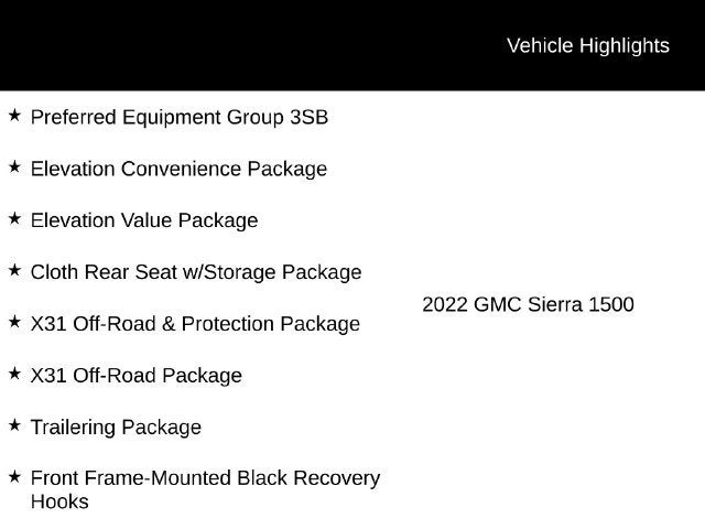 2022 GMC Sierra 1500 Limited Elevation