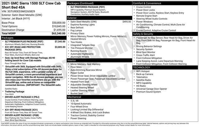 2021 GMC Sierra 1500 SLT