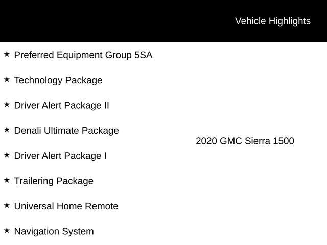 2020 GMC Sierra 1500 Denali