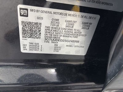 2025 GMC Sierra 1500 SLT