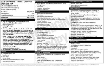 2025 GMC Sierra 1500 SLT