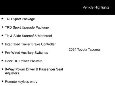 2024 Toyota Tacoma TRD Sport