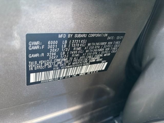 2022 Subaru Ascent Touring